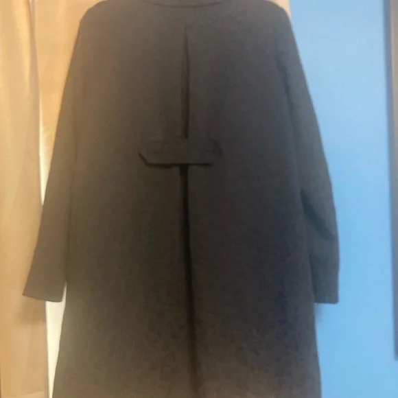 Apt. 9 Black jacquard damask Swing Coat Baby Doll Medium - Picture 14 of 14